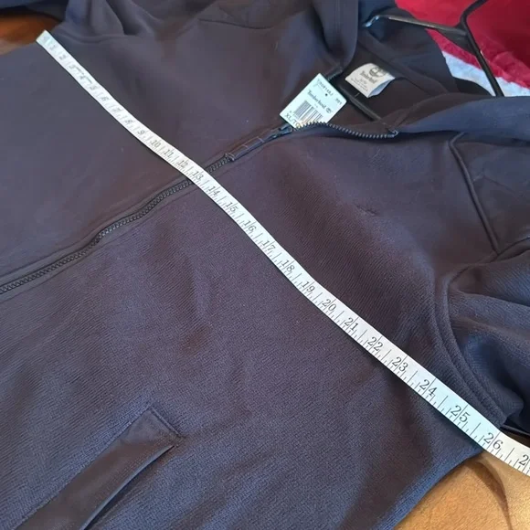 Timberland hooded black zip up jacket NWT XL